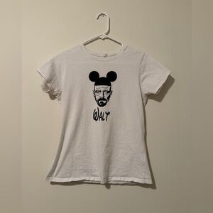 Walt Parody Graphic Tee | Funny Pop Culture
White T-Shirt